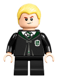 LEGO hp254 Draco Malfoy, Black Torso Slytherin Robe
